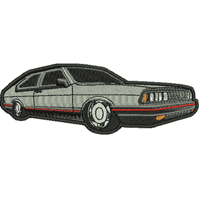 Matriz de matriz Matriz De Bordado Carro Clássico Estiloso Com Contorno